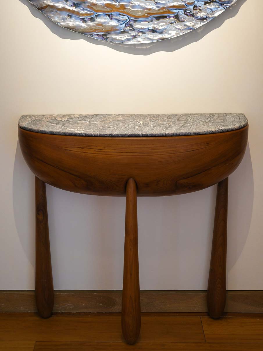 Marble Mosaic Side Table